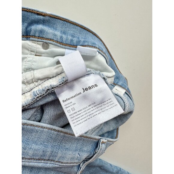 REFORMATION Harper Cyprus Ultra High Rise Skinny Jeans, Size 29 - Picture 13 of 14